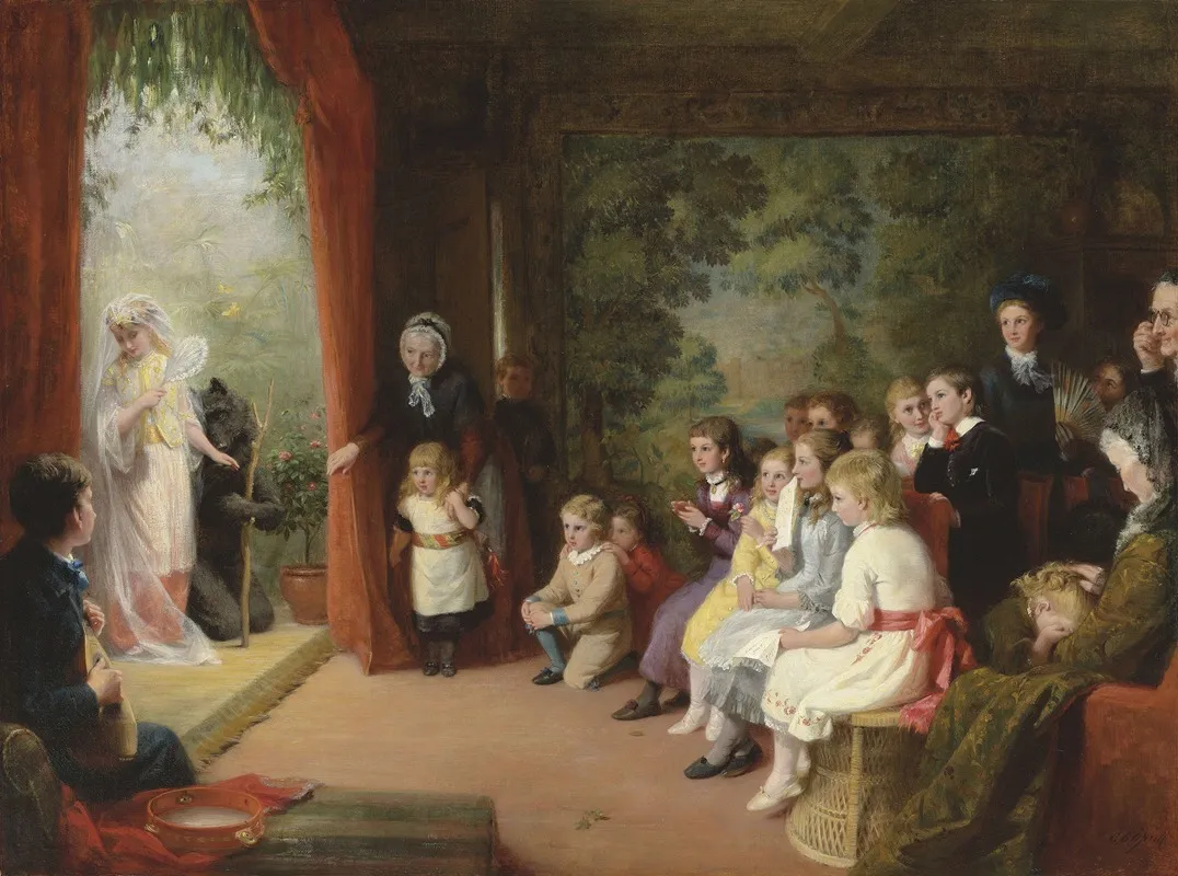 The Rehearsal 5 Wall Art by George Bernard O'Neill - High-Resolution Digital Print