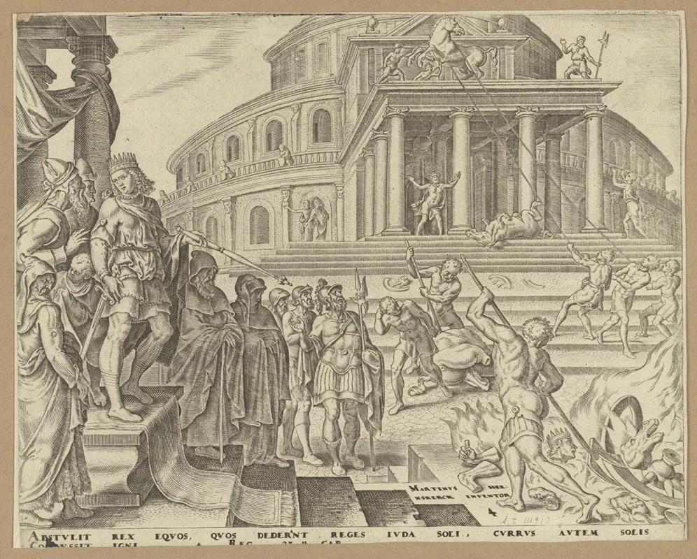 The Removal And Destruction Of The Chariot And The Horses Of The Sun