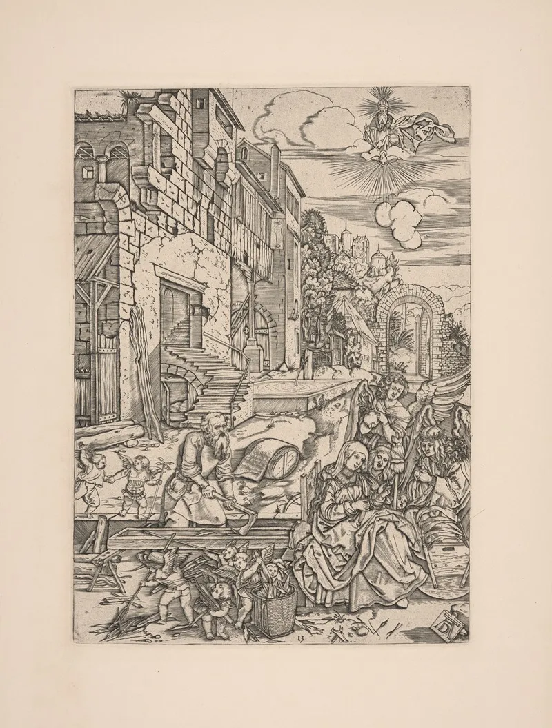 The Rest During The Flight To Egypt
