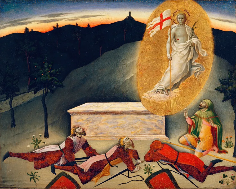 The Resurrection 11 Wall Art by Master of the Osservanza - High-Resolution Digital Print