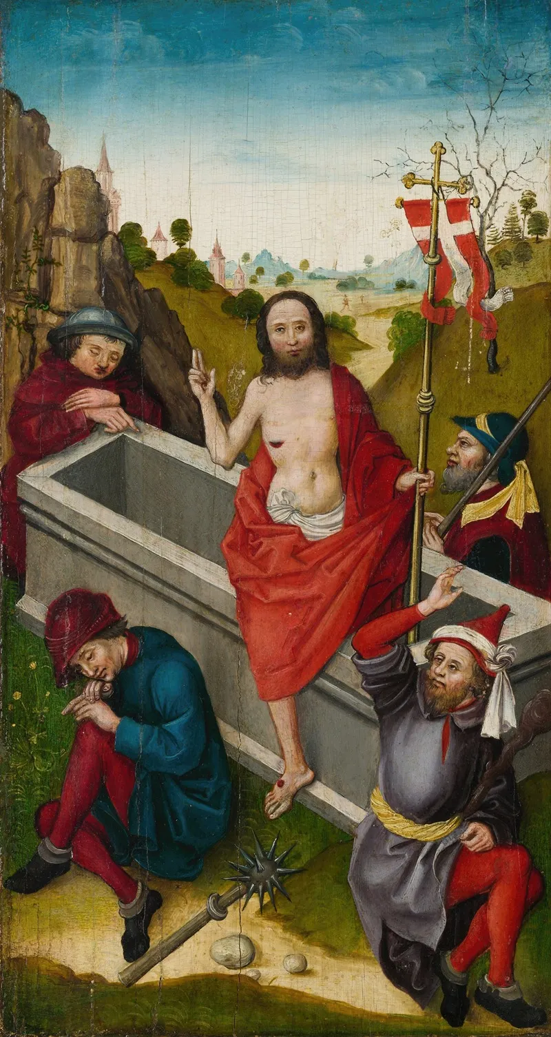 The Resurrection 14 Wall Art by Ludwig Schongauer - High-Resolution Digital Print