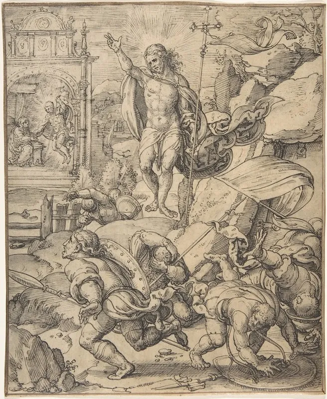 The Resurrection 17 Wall Art by Bernard van Orley - High-Resolution Digital Print