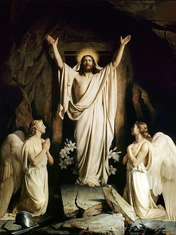 The Resurrection 5 Wall Art by Carl Bloch - High-Resolution Digital Print