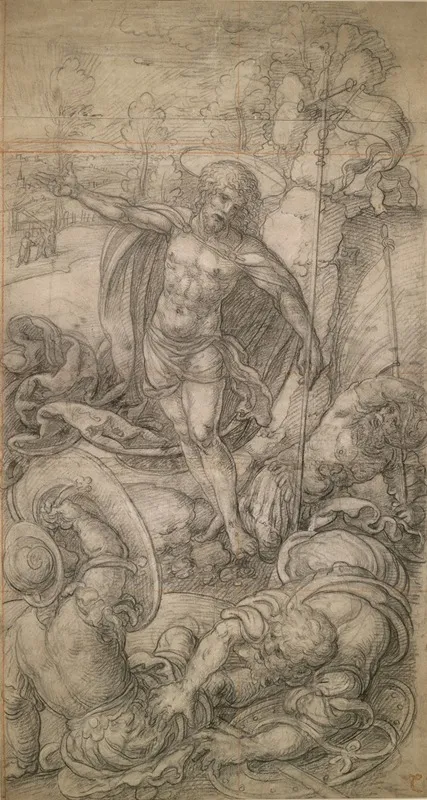 The Resurrection Of Christ 11 Wall Art by Bernard van Orley - High-Resolution Digital Print