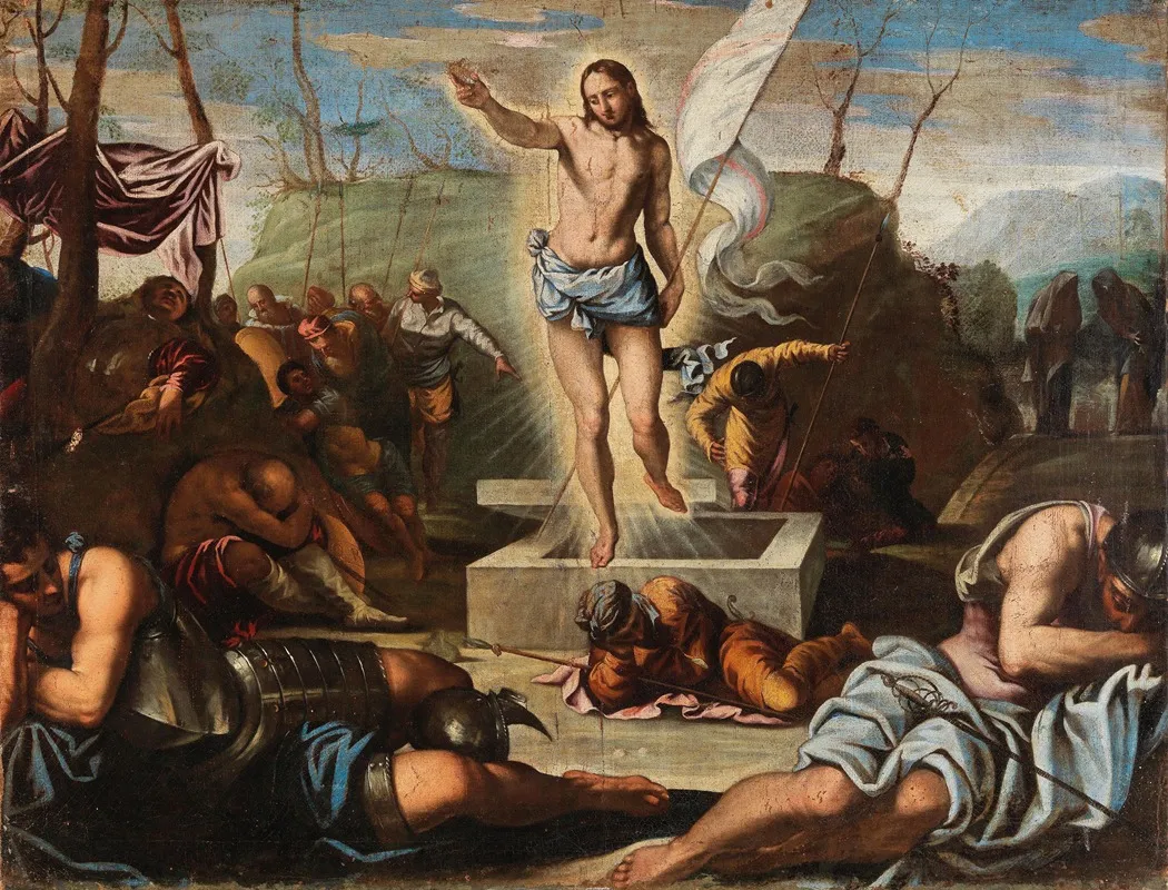 The Resurrection Of Christ 5 Wall Art by Follower of Jacopo Tintoretto - High-Resolution Digital Print