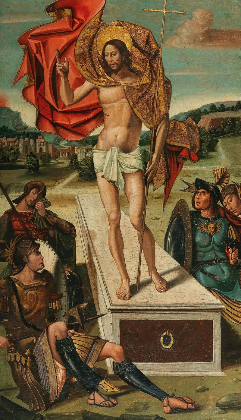 The Resurrection Of Christ 7 Wall Art by Master of San Ildefonso - High-Resolution Digital Print