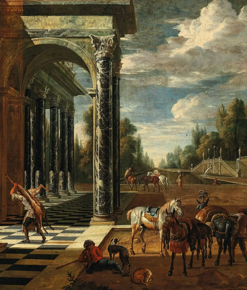 The Return After The Hunt Wall Art by Jacob Ferdinand Saeys - High-Resolution Digital Print