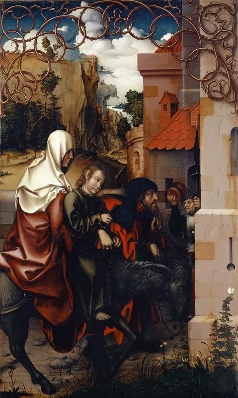 The Return From Egypt Wall Art by Hans Fries - High-Resolution Digital Print