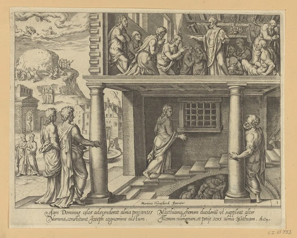 The Return Of The Apostles From Mount Olivet And The Election Of Matthias As Apostle
