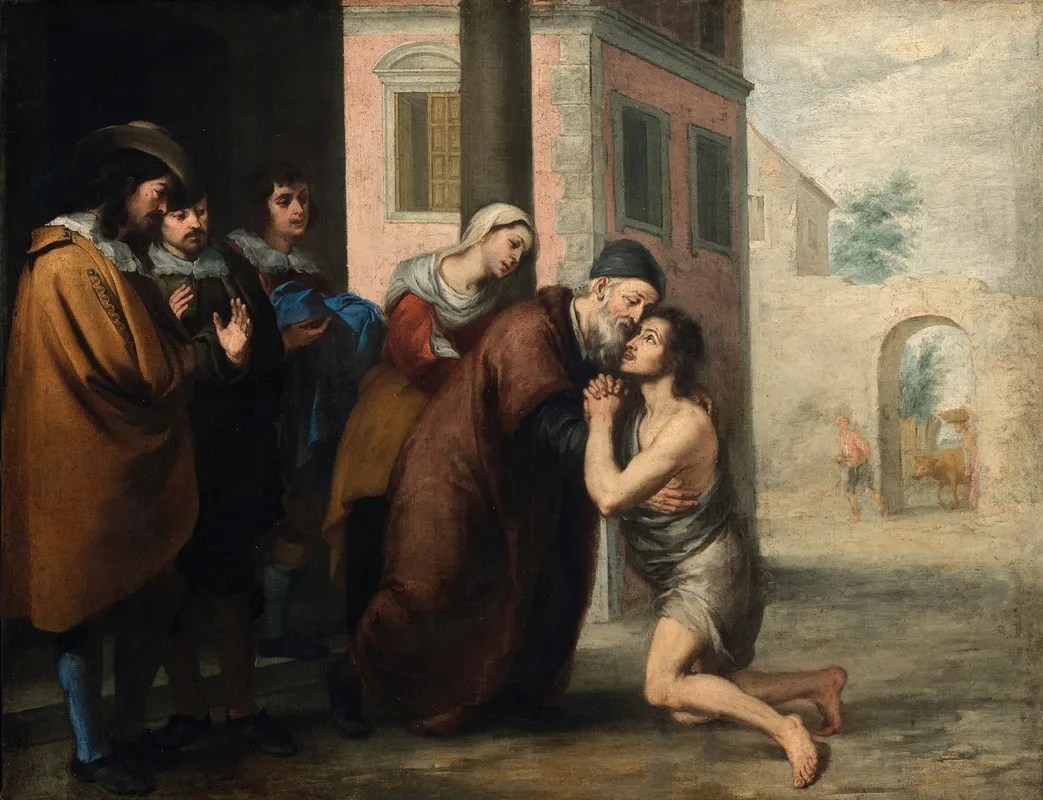 The Return Of The Prodigal Son 8 Wall Art by Bartolomé Estebán Murillo - High-Resolution Digital Print