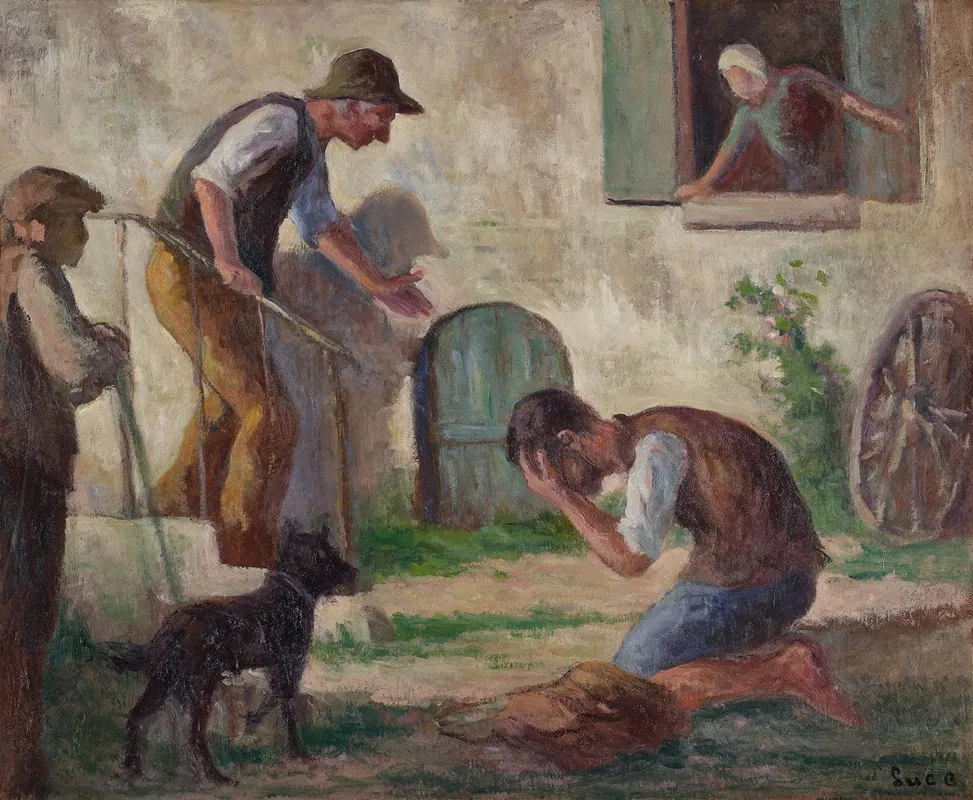 The Return Of The Prodigal Son 9 Wall Art by Maximilien Luce - High-Resolution Digital Print