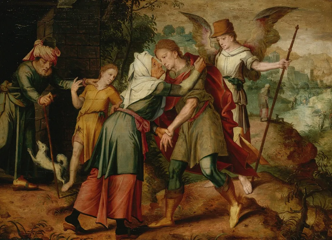 The Return Of Tobias 2 Wall Art by Master Of The Prodigal Son - High-Resolution Digital Print