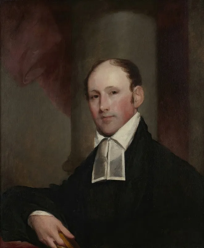 The Rev Charles Burroughs Dd Wall Art by Gilbert Stuart - High-Resolution Digital Print