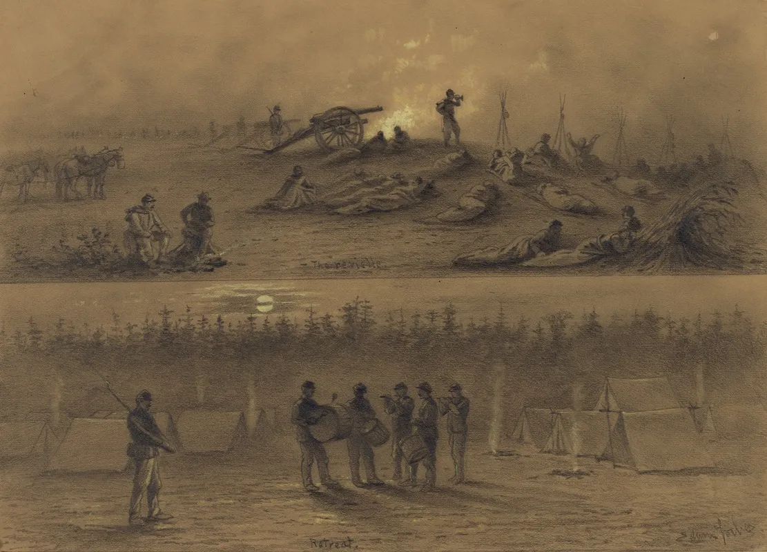 The Reveille On The Line Of Battle