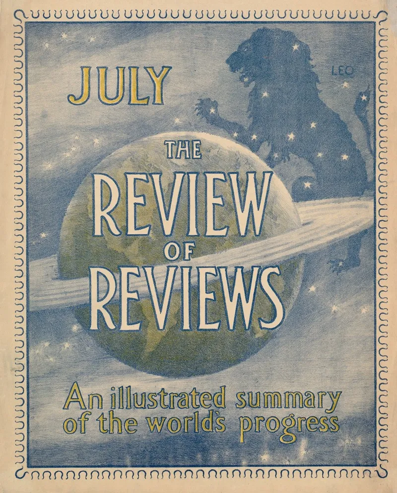 The Review Of Reviews July Wall Art by Anonymous - High-Resolution Digital Print