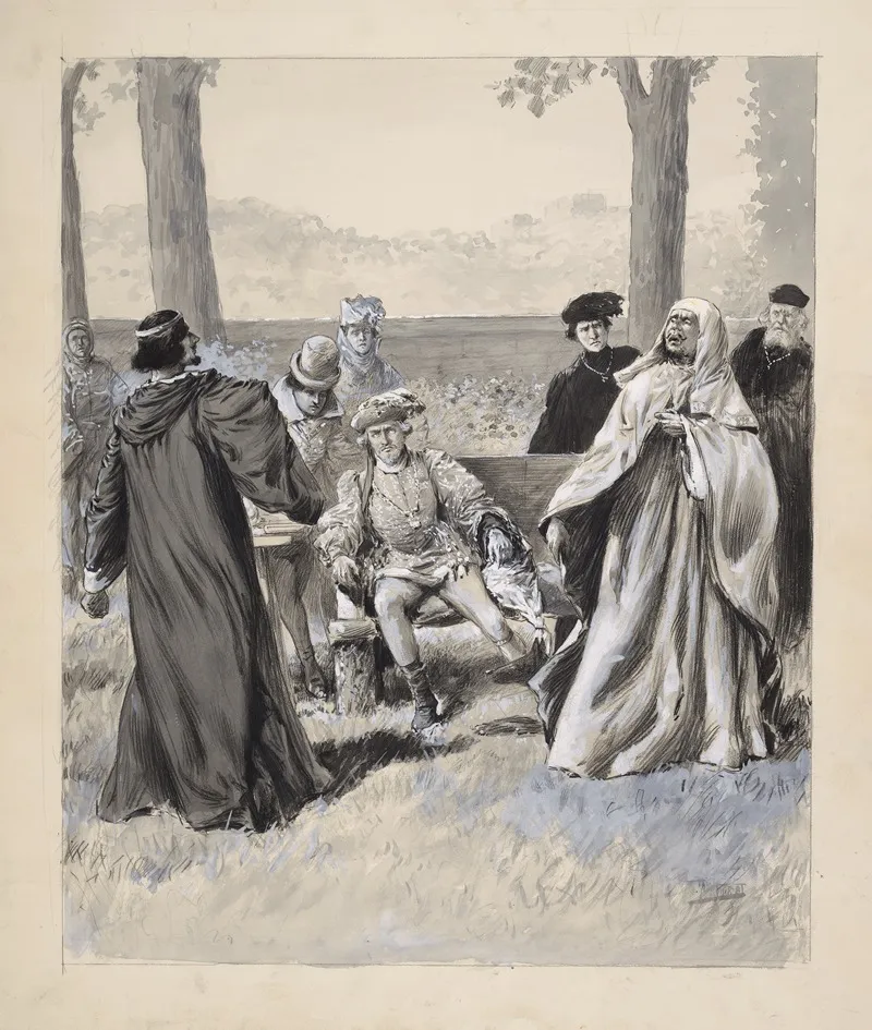 The Revival Of Richard Ii At His Majestys Theatre Wall Art by Paul Thiriat - High-Resolution Digital Print