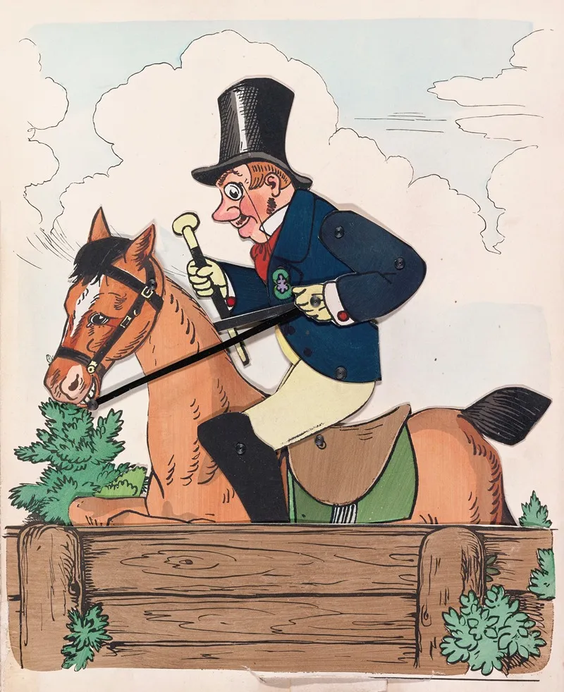 The Rider 2 Wall Art by Lothar Meggendorfer - High-Resolution Digital Print