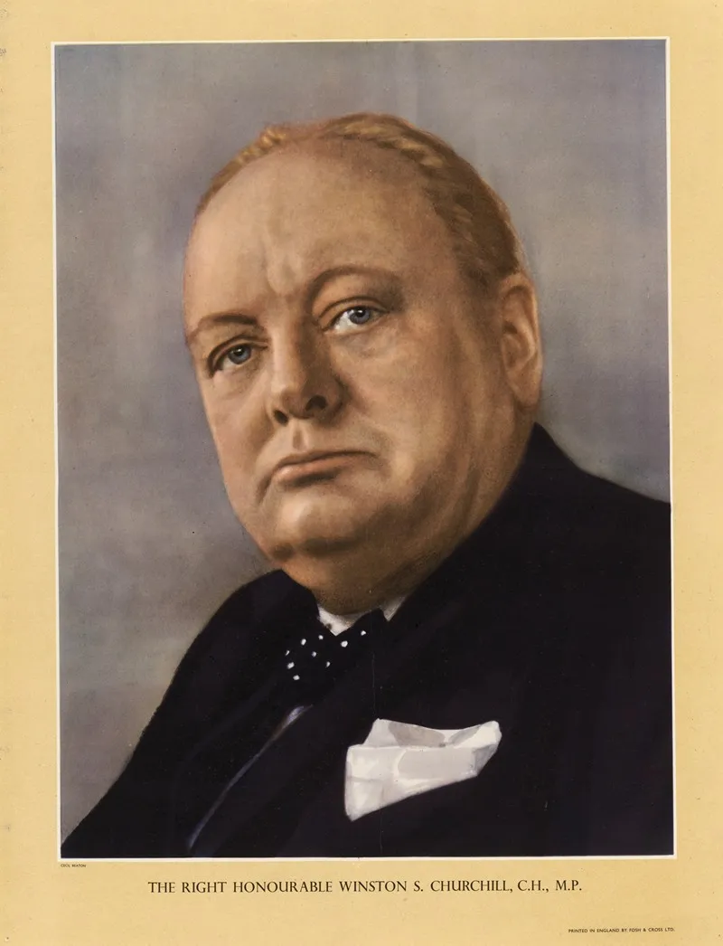 The Right Honourable Winston S Churchill C H M P Wall Art by Cecil Beaton - High-Resolution Digital Print