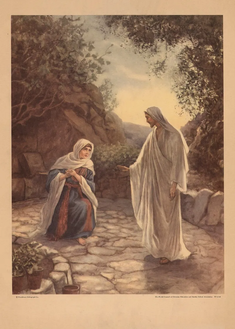 The Risen Jesus And Mary Wall Art by Gebhard Fugel - High-Resolution Digital Print