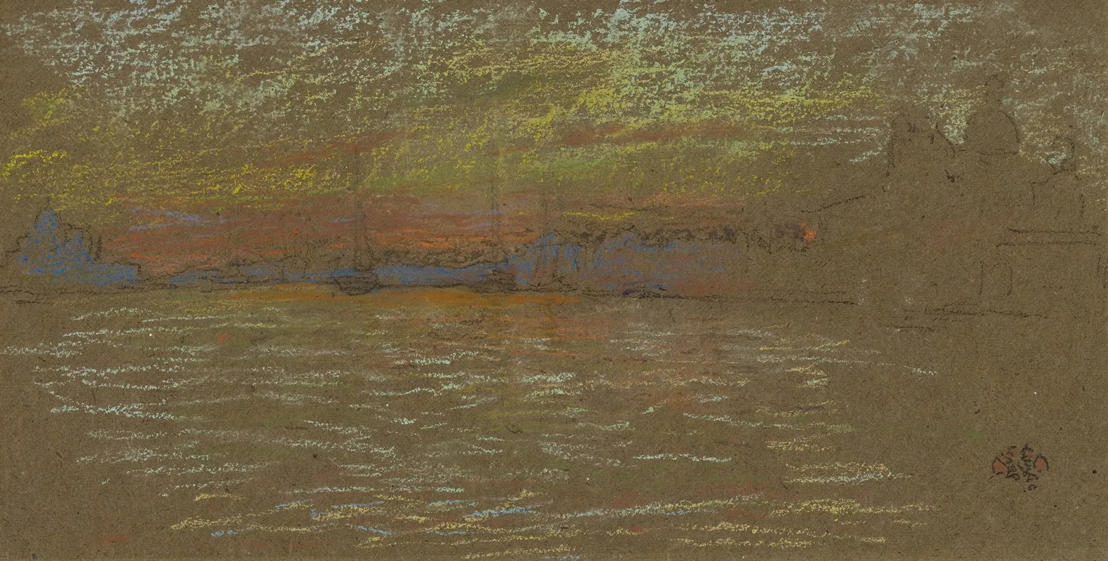 The Riva Sunset Red And Gold