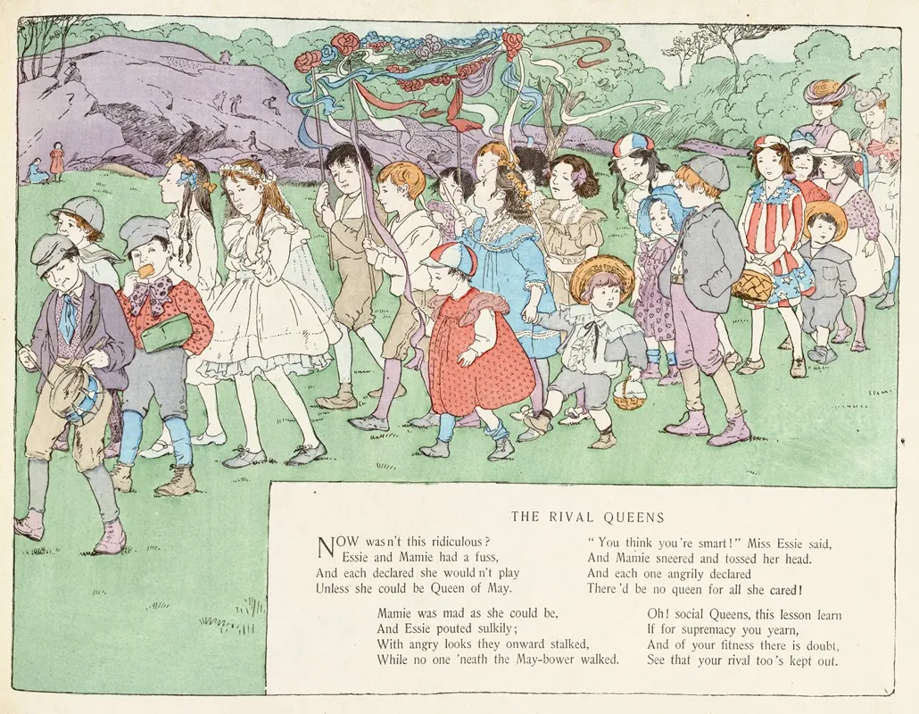 The Rival Queens Wall Art by Ethel Mars - High-Resolution Digital Print