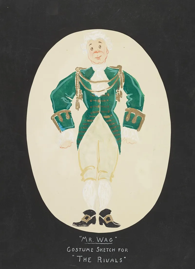The Rivals Mr Wag Wall Art by Alex Jones - High-Resolution Digital Print