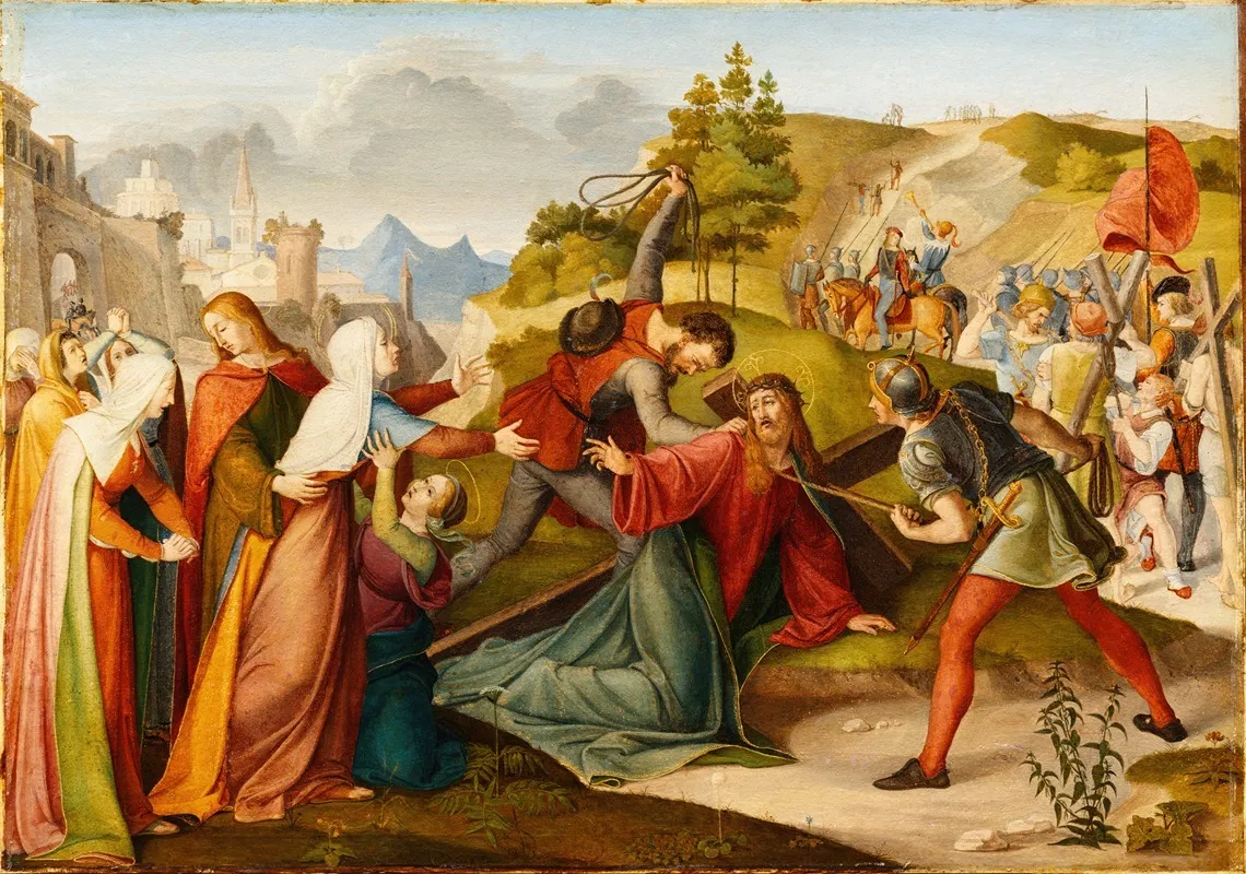 The Road To Calvary 2 Wall Art by Friedrich Wilhelm Schadow - High-Resolution Digital Print