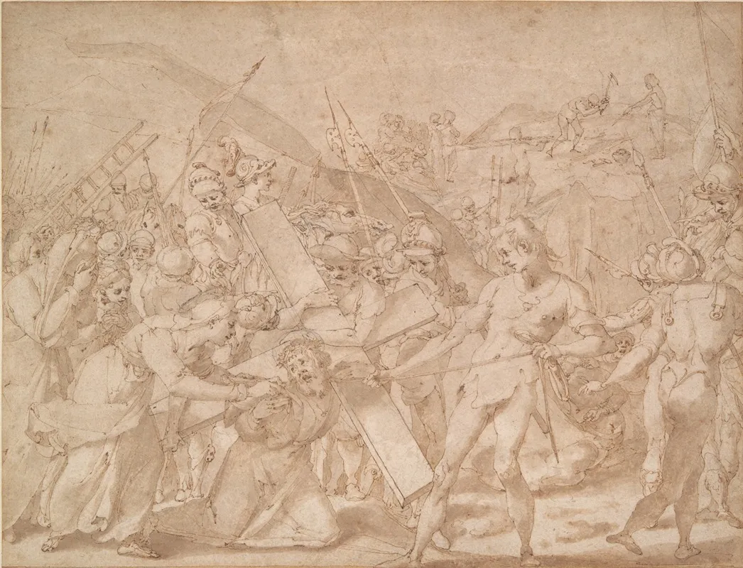 The Road To Calvary 3 Wall Art by Andrea Boscoli - High-Resolution Digital Print