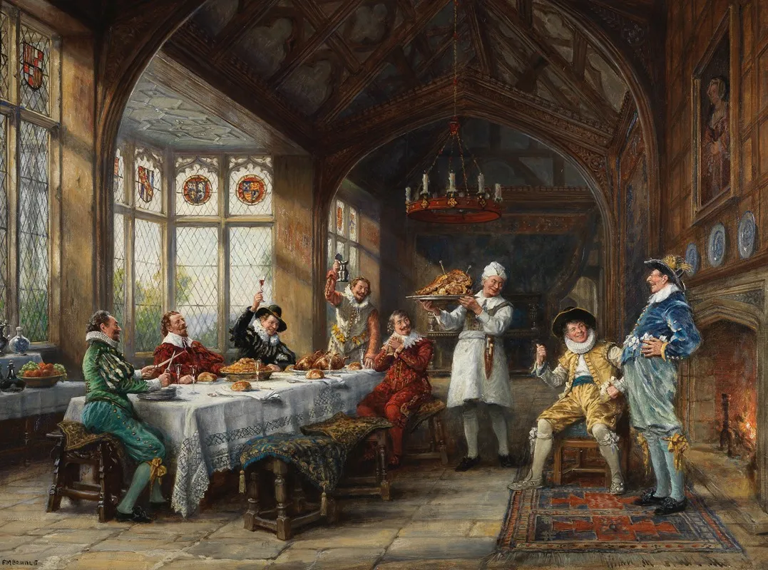 The Roast Beef Of Old England Wall Art by Frank Moss Bennett - High-Resolution Digital Print