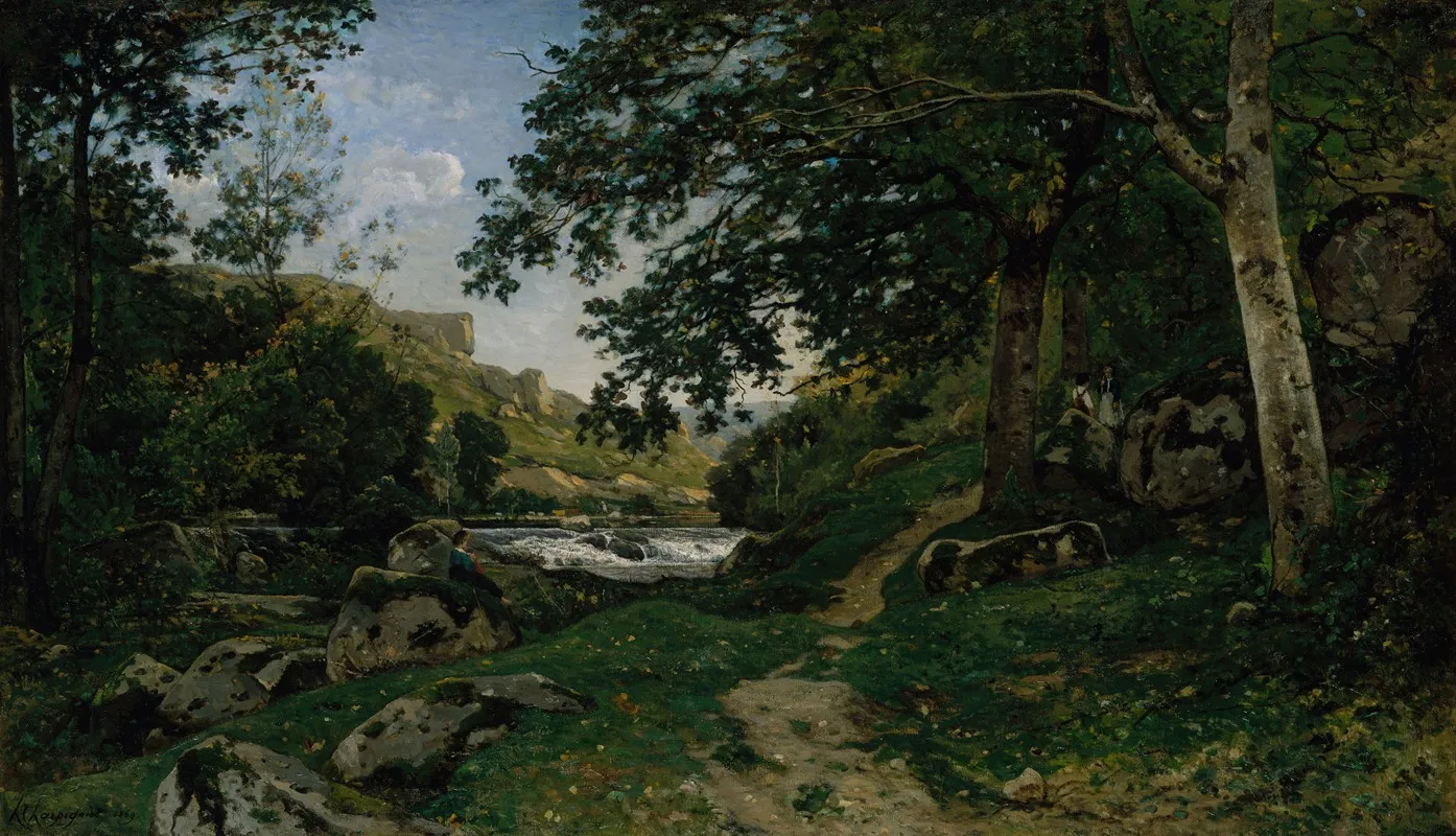 The Rocky Path In The Morvan Chemin Des Roches Dans Le Morvan