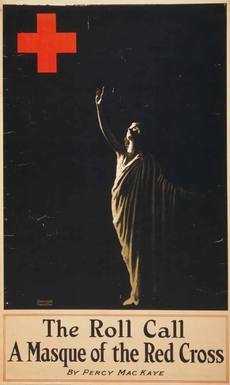 The Roll Call A Masque Of The Red Cross By Percy Mackaye Wall Art by Arnold Genthe - High-Resolution Digital Print