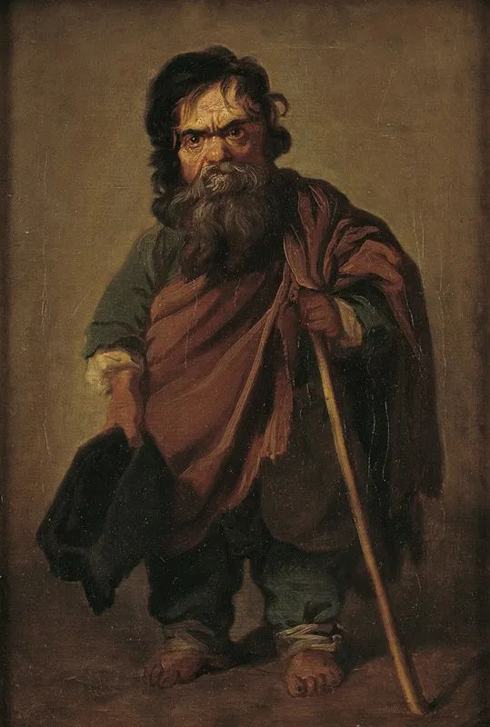The Roman Dwarf Francesco Ravai Called Bajocco Wall Art by Jens Juel - High-Resolution Digital Print
