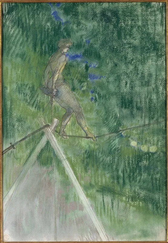 The Rope Dancer Wall Art by Henri de Toulouse-Lautrec - High-Resolution Digital Print