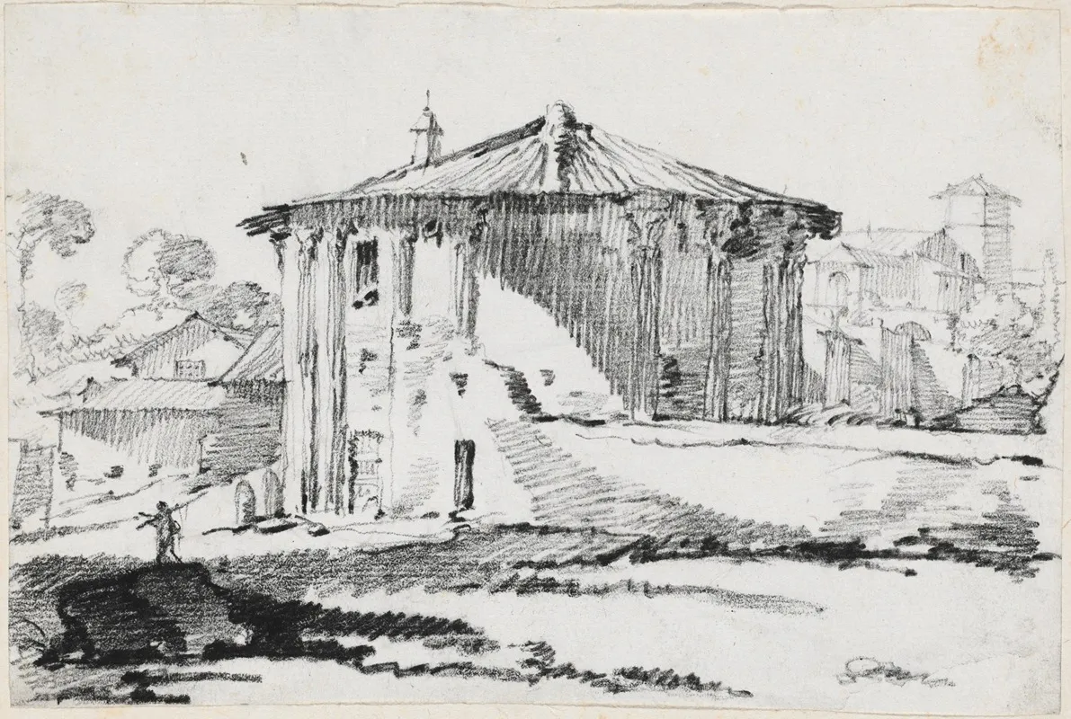 The Round Temple On The Piazza Bocca Della Veritarome