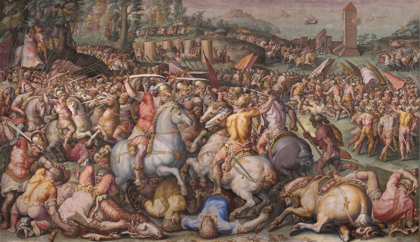 The Rout Of The Pisans At Torre San Vincenzo