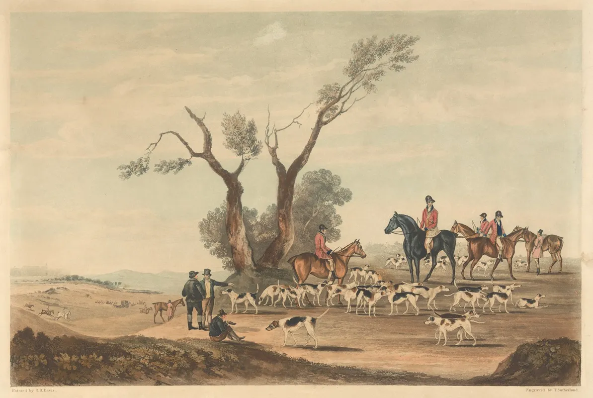 The Royal Hunt 1 The Meeting Place Wall Art by Richard Barrett Davis - High-Resolution Digital Print
