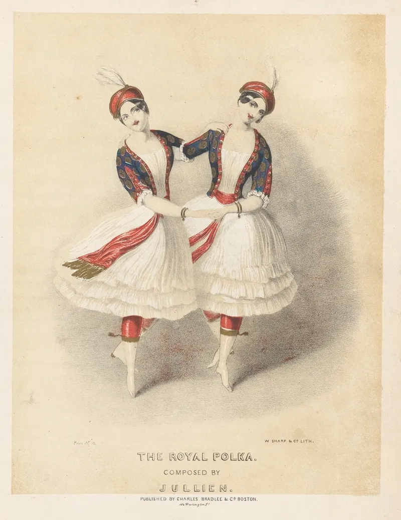 The Royal Polka Wall Art by John Brandard - High-Resolution Digital Print