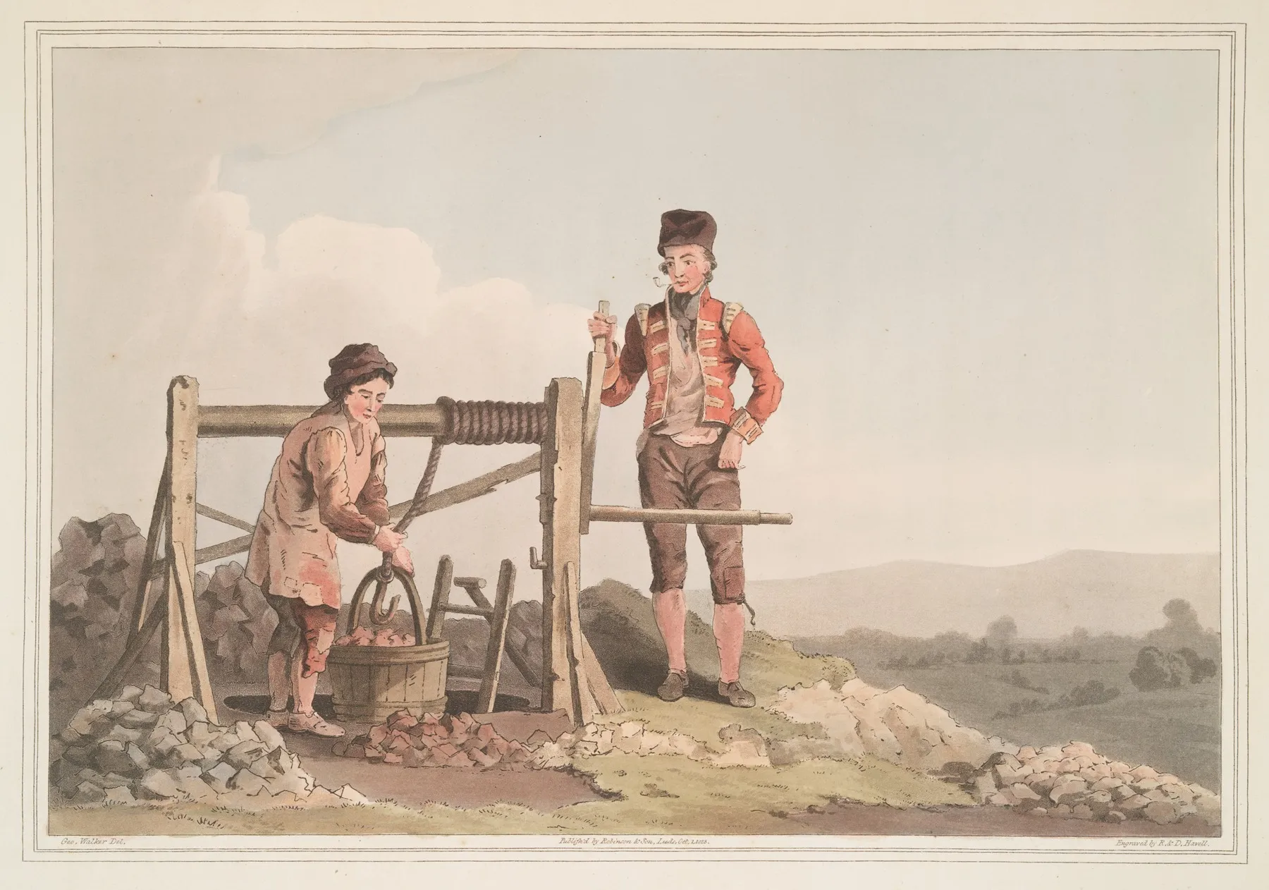 The Ruddle Pit Plate 10 Wall Art by George Walker - High-Resolution Digital Print