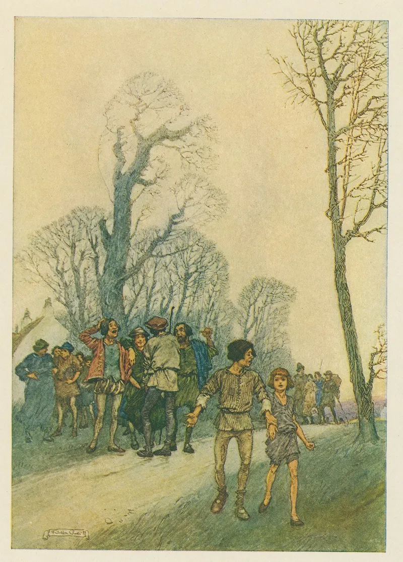 The Ruffler Put Jack In Hugos Charge Wall Art by Franklin Booth - High-Resolution Digital Print