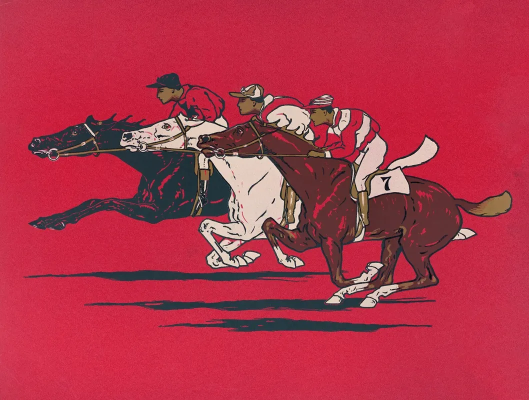 The Runners Wall Art by Fred Tolman - High-Resolution Digital Print