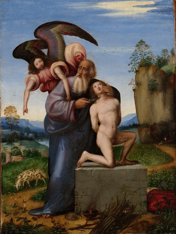The Sacrifice Of Isaac 6 Wall Art by Mariotto Albertinelli - High-Resolution Digital Print