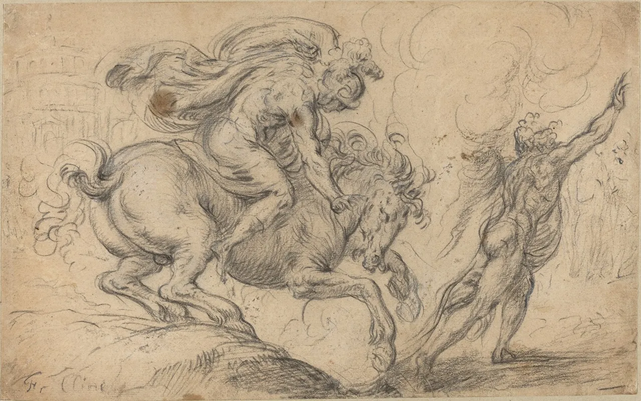 The Sacrifice Of Marcus Curtius Wall Art by Franz Cleyn - High-Resolution Digital Print
