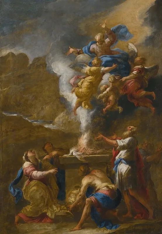 The Sacrifice Of Noah Wall Art by Valerio Castello - High-Resolution Digital Print