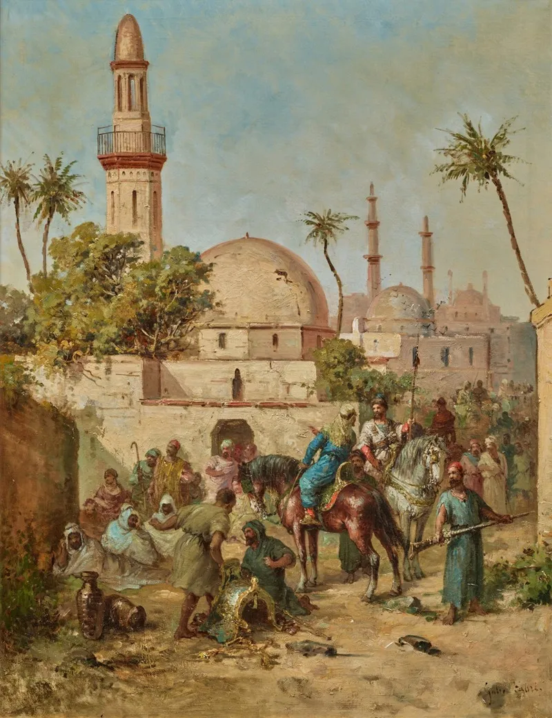 The Saddler Wall Art by Giulio Fabri - High-Resolution Digital Print