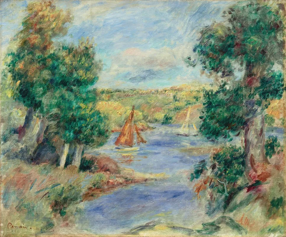 The Sailboats In Cagnes