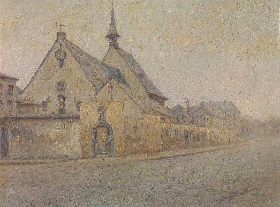 The Saint Anthony Church In Antwerp Wall Art by Anna Kernkamp - High-Resolution Digital Print