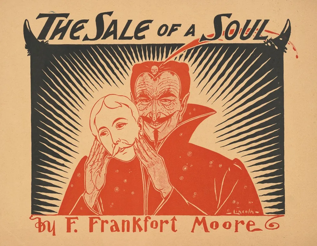 The Sale Of A Soul By F Frankfort Moore Wall Art by A.W.B. Lincoln - High-Resolution Digital Print