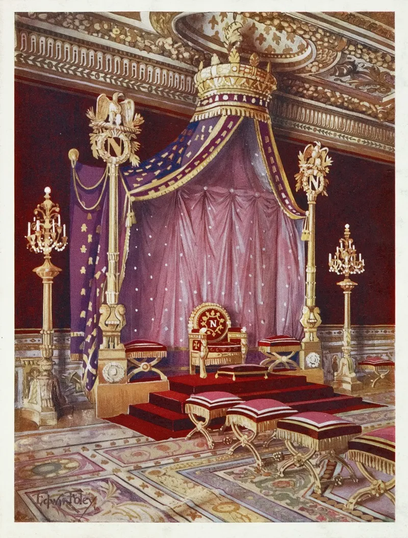The Salle Du Trone In The Palace Of Fontainebleau Wall Art by Edwin Foley - High-Resolution Digital Print