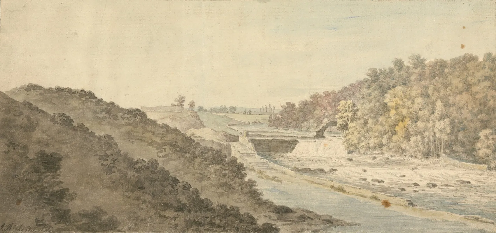 The Salmon Leap At Leixlip Ireland