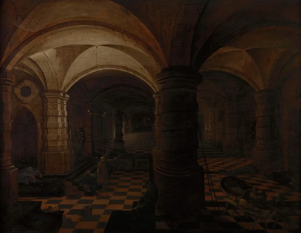 The Salvation Of Saint Peter Wall Art by Pieter Neeffs the Elder - High-Resolution Digital Print